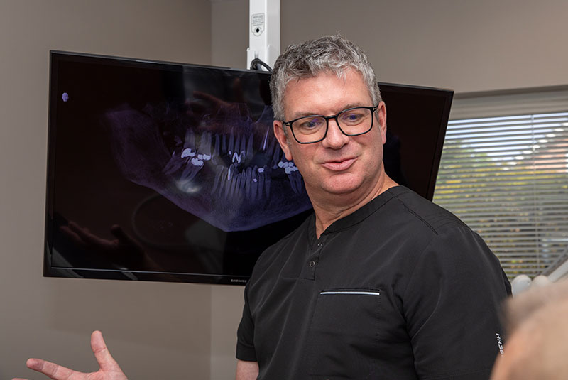 Dr. Rogers explaining dental emergencies
