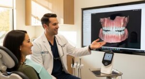 Dental consultation at Dr. Robert Rogers & Associates with advanced technology